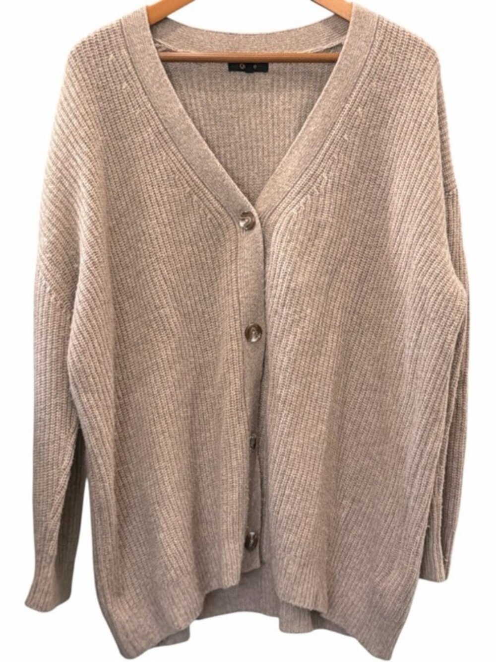 Quince CashmereOversized Boyfriend CardiganSweater Size Medium - Picture 3 of 6
